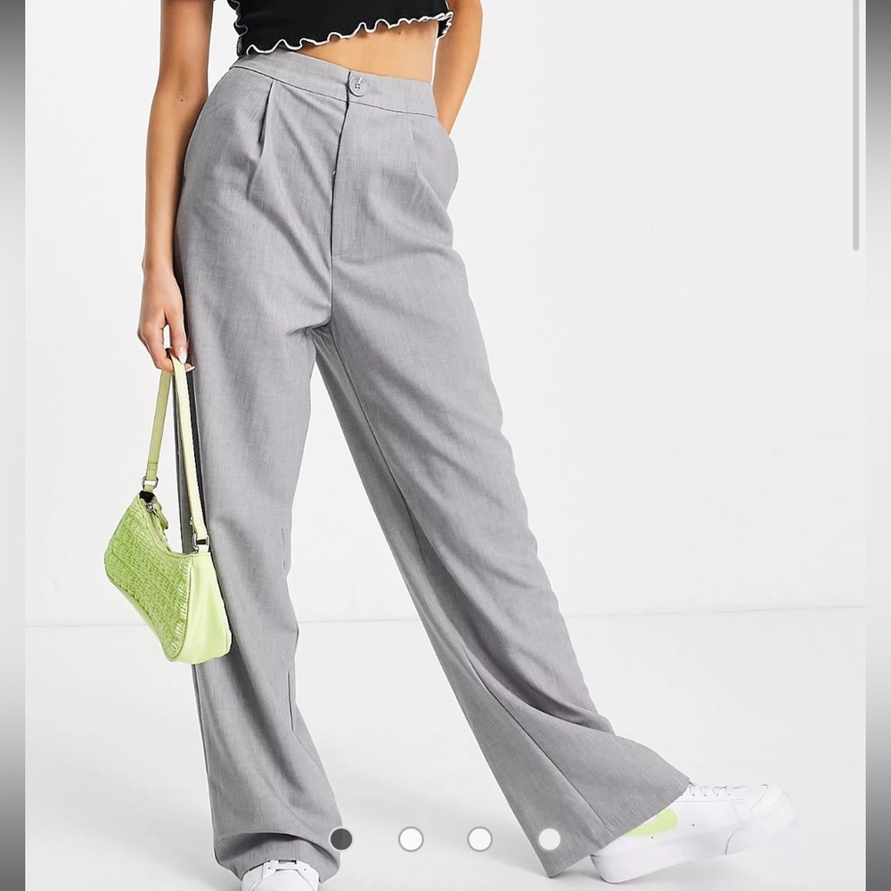 Gray ASOS trousers